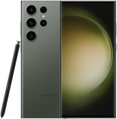 Смартфон Samsung Galaxy S23 Ultra 12/512GB SM-S918BZGQMEA зеленый 2Sim/6.8"/1440x3088/Android/13/200