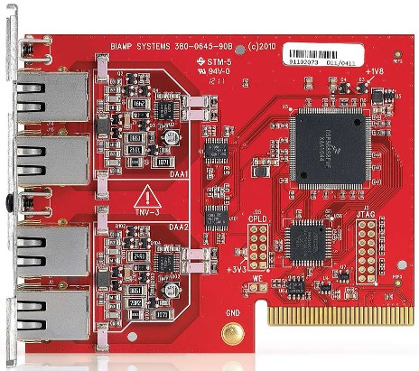 

Интерфейсная карта BIAMP TesiraSTC-2CK 909.0327.900 Tesira 2 line POTS telephone interface card (Card Kit), TesiraSTC-2CK