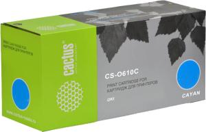 

Картридж Cactus CS-O610C голубой для Oki C610 series (6000стр.), CS-O610C