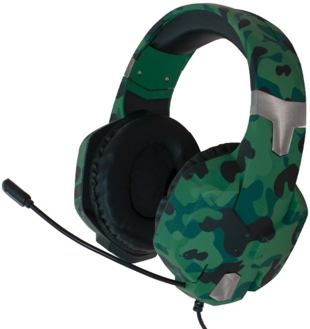 

Гарнитура Ritmix RH-566M Gaming Khaki 40 мм, 20-20000 Гц, 1.8 м, микрофон, регулятор громкости (80001154), RH-566M Gaming Khaki