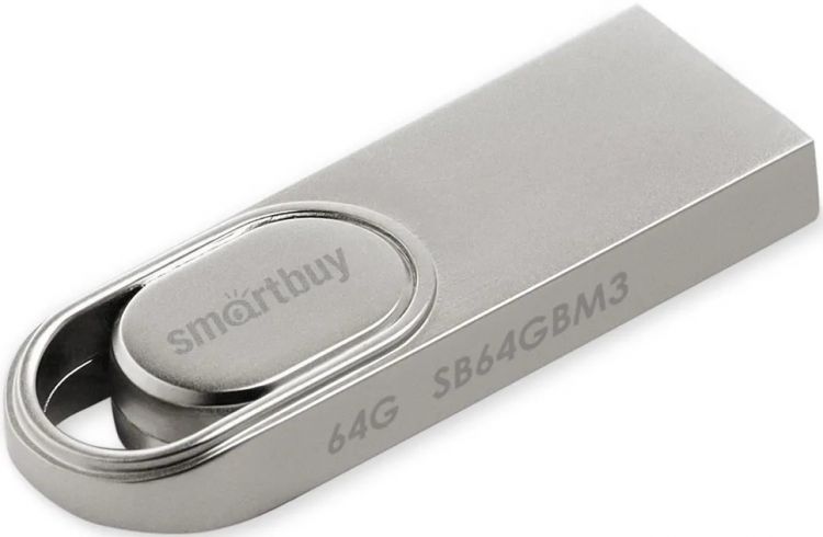 

Накопитель USB 2.0 64GB SmartBuy SB64GBM3 M3 металл, SB64GBM3