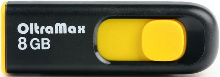 

Накопитель USB 2.0 8GB OltraMax OM-8GB-250-Yellow 250 жёлтый, OM-8GB-250-Yellow