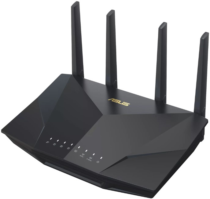Маршрутизатор ASUS 90IG0860-MO9B00 RT-AX5400 AX5400 Dual Band WiFi 6 (802.11ax) Extendable Router, Included built-in VPN, AiProtection Pro Network Sec - фото 1