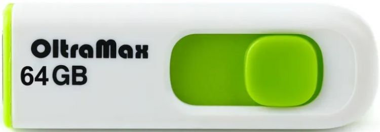 

Накопитель USB 2.0 64GB OltraMax OM-64GB-250-Green 250 зелёный, OM-64GB-250-Green