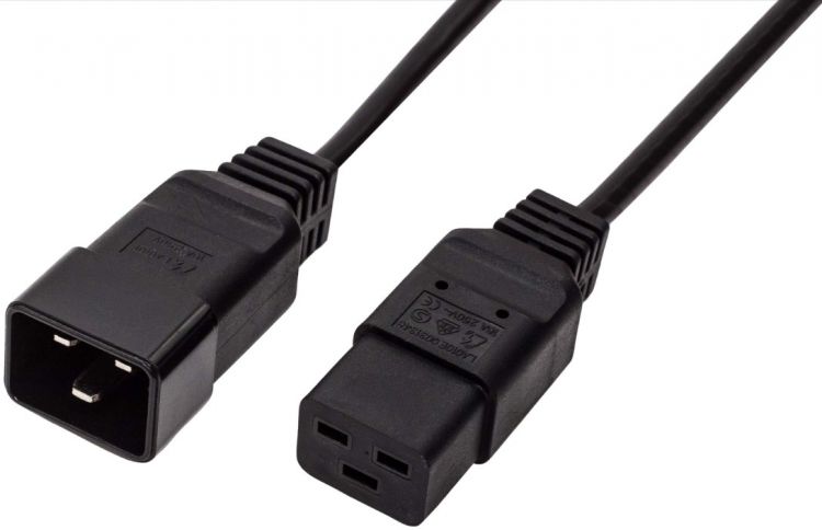 Комплект кабелей Filum FL-PC16-C19-C20-1.8M 50 шт., С19-C20, 3х1.5мм², 220В, 16A, чёрный, 1.8м