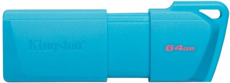 

Накопитель USB 3.2 128GB Kingston KC-U2L128-7LB DataTraveler Exodia M Neon (AQUA BLUE), KC-U2L128-7LB