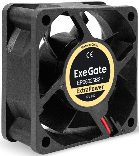 

Вентилятор для корпуса Exegate EX295229RUS 60x60x25 мм, 4500rpm, 23.1CFM, 31dBA, 2-pin, EX295229RUS