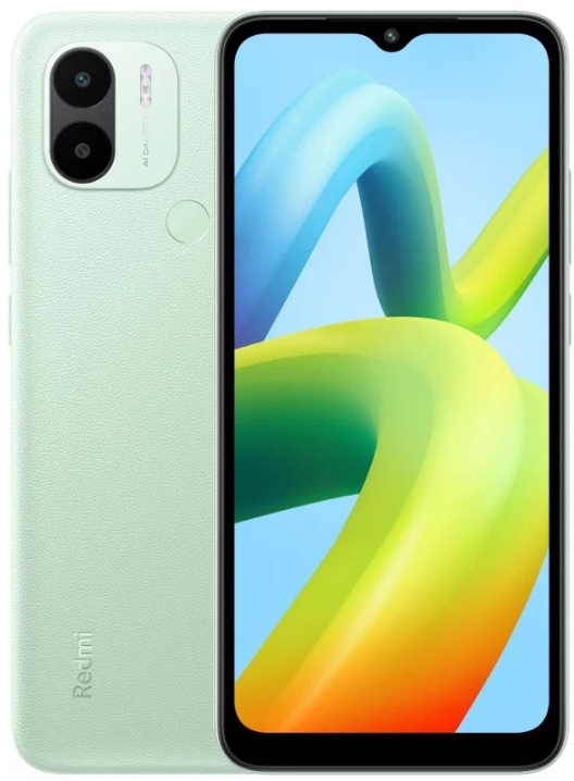 

Смартфон Xiaomi Redmi A2+ 3/64GB MZB0EZQRU (49637) light green, Redmi A2+ 3/64GB