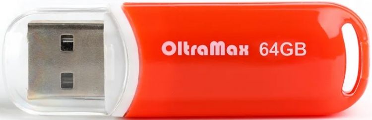 

Накопитель USB 2.0 64GB OltraMax OM-64GB-230-Orange 230 оранжевый, OM-64GB-230-Orange