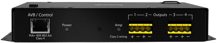 

Усилитель BIAMP TesiraAMP-450P 912.0010.900/911.0010.900 POE+ 4-канальный (PoE+ Class 4): 4х30Вт (4Ом /8Ом). Peak: 50Вт /4Ом; 30Вт /8Ом. Вх.:1хRJ45(Co, TesiraAMP-450P