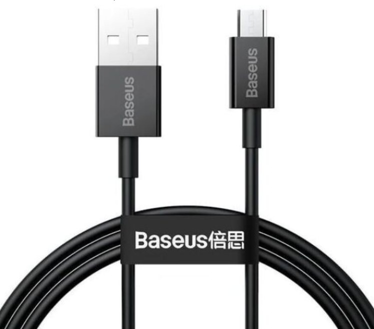 Кабель интерфейсный Baseus CAMYS-A01 USB Type A - Micro USB 2A силиконовый 2m black