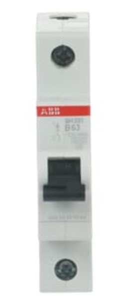 

Автоматический выключатель ABB 2CDS211001R0635 1-полюсной SH201 B 63A, 2CDS211001R0635