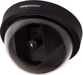 Муляж камеры видеонаблюдения PROCONNECT 45-0220 Неотличим от обычной камеры. Мигающий красный светод