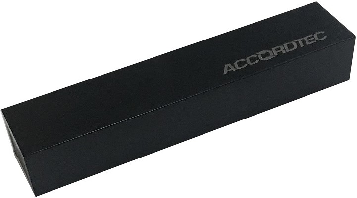 Замок электромагнитный AccordTec ML-200K Premium Black с уголком 200кг, влагозащищенный; DC 11,5 - 14,5В; 0,5А