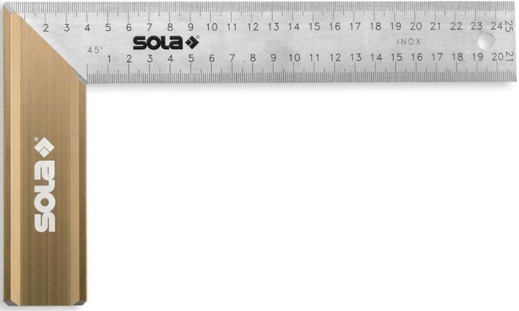 

Угольник SOLA 56012001 столярный алюминий SRB 200 200х145 мм, 56012001