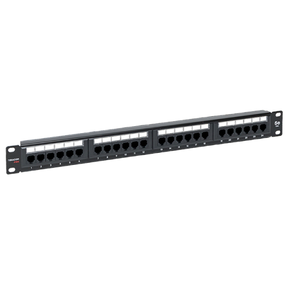 

Патч-панель EKF TRP-PPNL-5EUTP-1U24 TERACOM PRO 19'' Cat.5E 1U неэкран. UTP 24 порта RJ-45 Dual IDC, TRP-PPNL-5EUTP-1U24