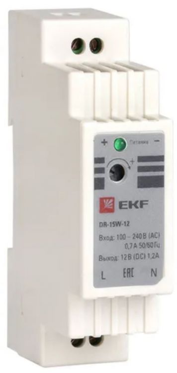 

Блок питания EKF dr-15w-12 12В, dr-15w-12