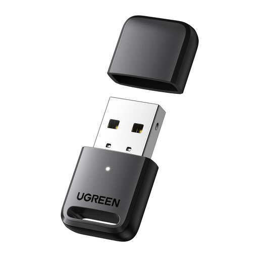 

Адаптер Bluetooth UGREEN CM390 80890_ BT 5.0, черный, CM390