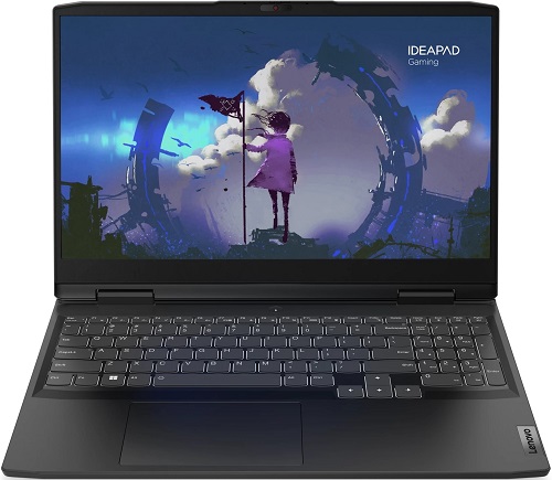 

Ноутбук Lenovo IdeaPad Gaming 3 15IAH7 82S90046RU i5-12500H/16GB/512GB SSD/noDVD/GeForce RTX3050(4GB)/15.6" FHD/Cam/BT/WiFi/Win11Home/RU KBD/onyx grey, IdeaPad Gaming 3 15IAH7