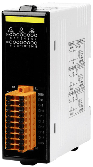 

Модуль ICP DAS USB-2051 CR 16-channel Isolated Digital Input Module (RoHS), USB-2051 CR