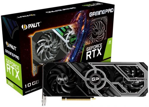 

Видеокарта PCI-E Palit GeForce RTX 3080 GamingPro (NED3080019IA-132AA), GeForce RTX 3080 GamingPro (NED3080019IA-132AA)