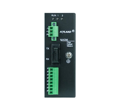 

Конвертер промышленный Kyland KOM200 302110019 1 100Base-FX multi mode fiber port, SC connector, 1310nm, 5km, 1 RS485 serial port, 2 RS232 serial port, KOM200