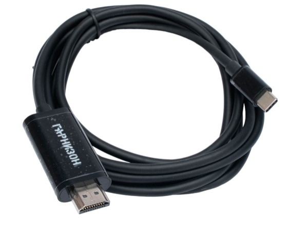 

Кабель-переходник Garnizon GCC-A-CM-HDMI-1.8M с Type-C на HDMI v1.4, 1.8м, черный, пакет, GCC-A-CM-HDMI-1.8M