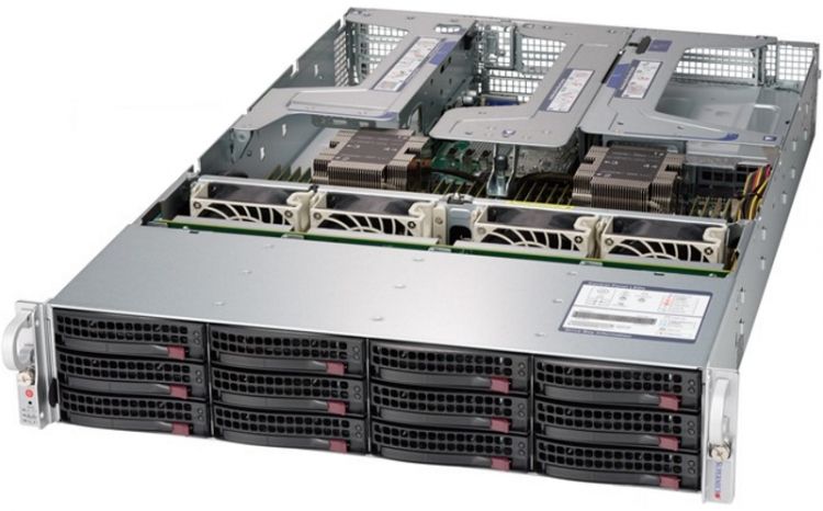 

Серверная платформа 2U Supermicro SSG-6029P-E1CR12T (2x3647, C624, 16xDDR4, 12x3.5" HS, 3108 SAS, 2x10GE, 2x1200W,Rail), SSG-6029P-E1CR12T