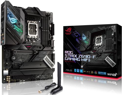 Материнская плата ATX ASUS ROG STRIX Z690-F GAMING WIFI (LGA1700, Z690, 4*DDR5(6000), 6*SATA 6G RAID