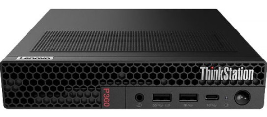 

Компьютер Lenovo ThinkStation P360 Tiny 30FA00JVCD i7-12700T/16GB/512GB SSD/230W/UHD Graphics 770/USB kbd/DOS/black, ThinkStation P360 Tiny