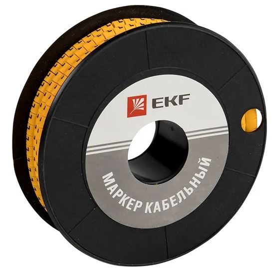 

Маркер на кабель EKF plc-KM-1.5-L 1,5 мм2 "L" (1000 шт.) (ЕС-0), plc-KM-1.5-L