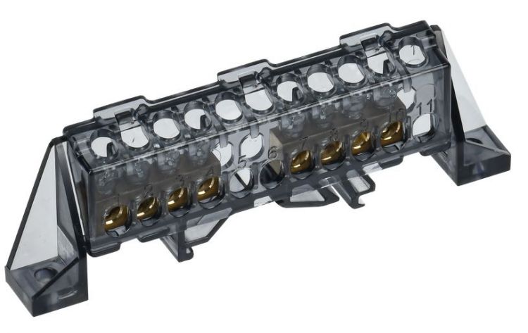 

Шина N "ноль" IEK TF-NN10-44-DP-K02 TEKFOR в комбинированном изоляторе "Стойка" 6х9-4+4-Ч, TF-NN10-44-DP-K02