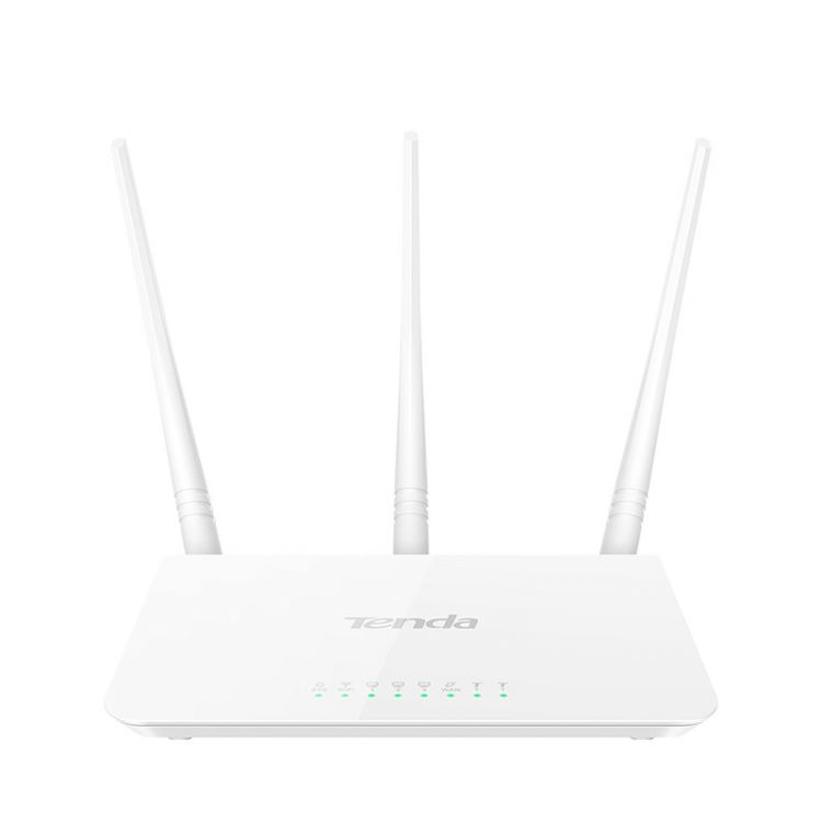 

Роутер Tenda F3 Wi-Fi IEEE802.11/b/g/n, 300 Мбит/с, 2.4 ГГц, 3хLAN, белый, F3