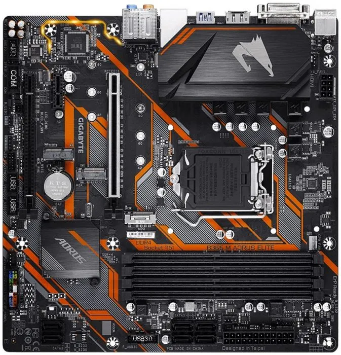 фото GIGABYTE B365 M AORUS ELITE