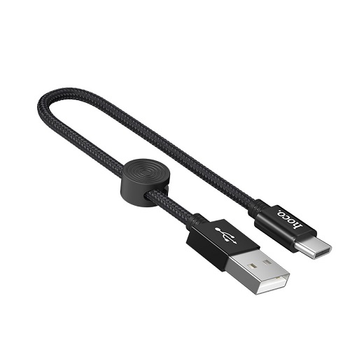 

Кабель интерфейсный USB 2.0 Hoco X35 6931474707451 AM/Type-C, черный, 0,25м, X35