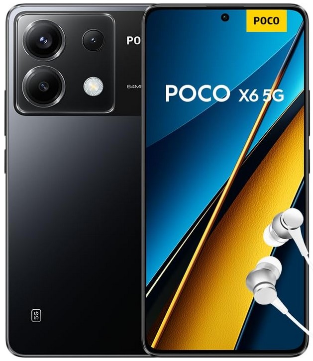 

Смартфон Xiaomi POCO X6 5G 12/256GB MZB0G2NRU (53132) Black, POCO X6 5G 12/256GB