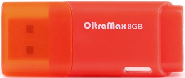 

Накопитель USB 2.0 8GB OltraMax OM-8GB-240-Red 240 красный, OM-8GB-240-Red