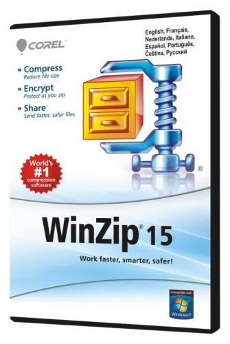 Corel WinZip 15 Standard Single User (DVD case)