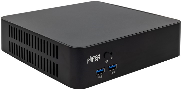 Компьютер HIPER ACTIVEBOX AS8 AS8-IG740R8S5NSB G7400/8GB/512GB SSD/UHD Graphics 710/BT/WiFi/noOS/black