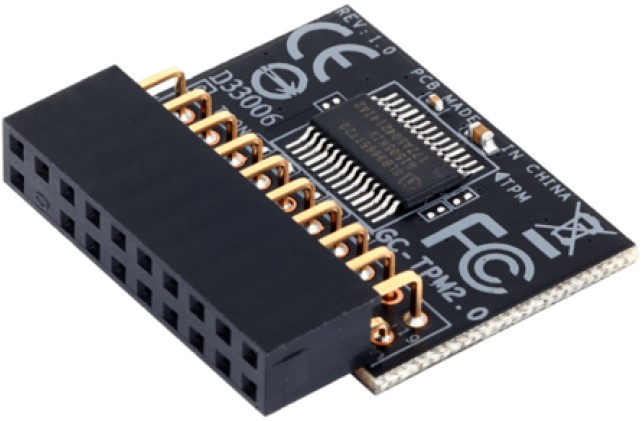 

Модуль шифрования GIGABYTE GC-TPM2.0 TPM header key, LPC bus, (for Intel 200/100/8/9/99 series, AMD AM4, FM2 series) OEM, GC-TPM2.0