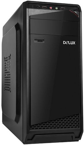 Корпус ATX Delux DW 605 черный, без БП, 2хUSB 3.0, audio - фото 1
