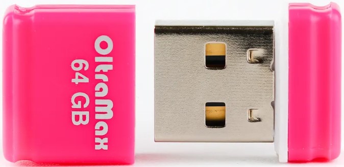 

Накопитель USB 2.0 64GB OltraMax OM-64GB-50-Pink 50 розовый, OM-64GB-50-Pink