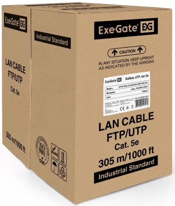 Exegate UTP4-C5e-CU-S25-IN-LSZH-GR-305