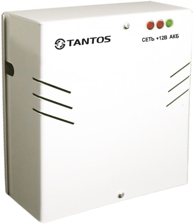 

Источник питания Tantos ББП-30 V.4 PRO резервированный 12В, 3А с фильтрацией от взаимного влияния потребителей по каждому каналу 12В, ББП-30 V.4 PRO