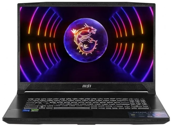 

Ноутбук MSI Katana 17 B13UCX-1428XRU 9S7-17L541-1428 i5-13420H/16GB/512GB/17.3" FHD/RTX2050 4GB/noOS/Black, Katana 17 B13UCX-1428XRU