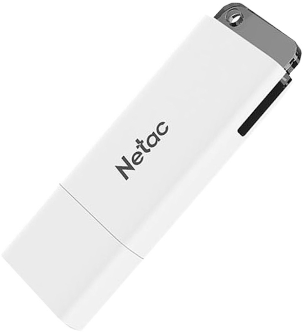

Накопитель USB 2.0 32GB Netac NT03U185N-032G-20WH U185, белый, NT03U185N-032G-20WH