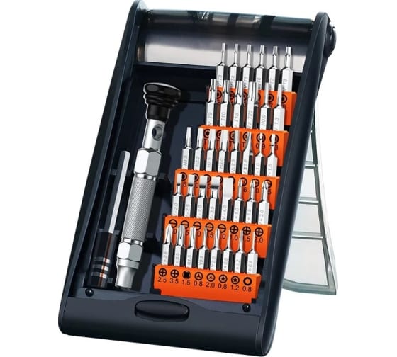 Набор отверток UGREEN 80459 для электроники, 38-in-1, aluminum alloy screwdriver set, черный флягодержатель ztto w316 aluminum alloy оранжевый