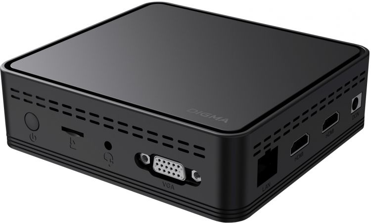 Неттоп Digma Mini Office DPN5-4BXW01 N5030/4GB/128GB SSD/UHD Graphics 605/WiFi/BT/Win11Pro/black