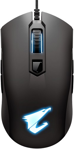 

Мышь GIGABYTE AORUS M4 игровая, проводная USB, 1.8м, 6400dpi, RGB, 8 кнопок, чёрная, AORUS M4