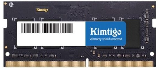 

Модуль памяти SODIMM DDR4 4GB KIMTIGO KMKS4G8582666 PC4-21300 2666MHz CL19 260-pin 1.2В single rank RTL, KMKS4G8582666